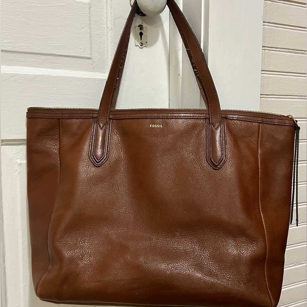 Fossil Sydney Tote in Cognac